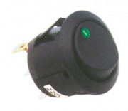  STV 12 one-circuit two-position toggle switch, 21mm, green